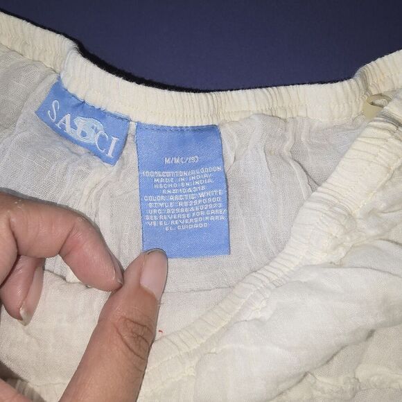 Sauci Women's  Mini Skirt White Size M (A54) - Picture 5 of 7